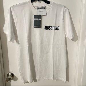 MOSCHINO Swim T Shirt Mens Color White Size 48 (Large)